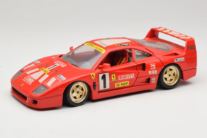 Ferrari F40 Pirelli Agip #1 Ferrari Club Italia Rouge Bburago 1:18 3032-P2 Métal