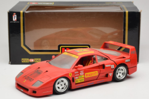 Ferrari F40 Pirelli BBS Rouge Bburago 1:18 3032-P4 Métal — image 8 sur 8