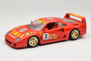 Ferrari F40 #3 Pirelli Rouge 1987 Bburago 1:18 3332-P4 Métal