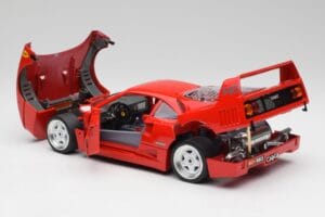 Ferrari F40 Rouge Bburago 1:18 3332 Métal — image 5 sur 8