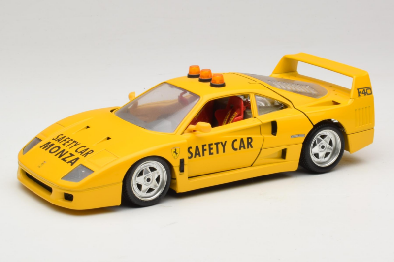Ferrari F40 Safety Car Jaune Bburago 1:18 3032-Y2 Métal