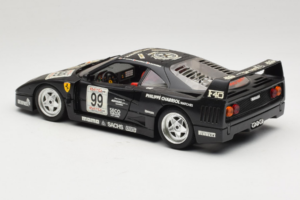 Ferrari F40 Seco #99 Lesseps / Charriol / Balandras Noir Bburago 1:18 3032-B3 Métal — image 7 sur 8
