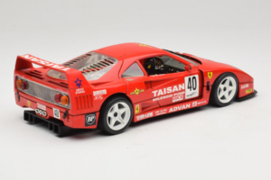 Ferrari F40 #40 T. Ohta / A. Reid Taisan Rouge 1987 Bburago 1:18 3022-T1 Métal — image 3 sur 8