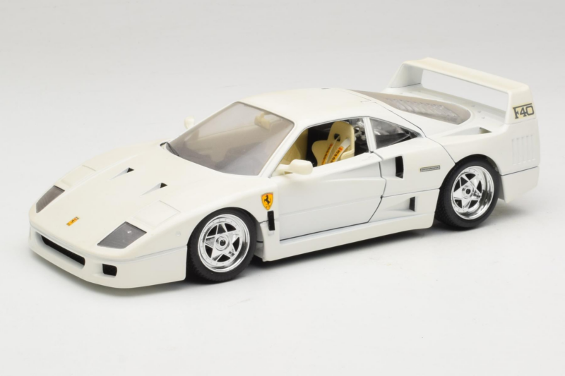 Ferrari F40 Blanc Bburago 1:18 3332-W4 Métal