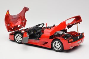 Ferrari F50 Cabriolet Rouge Bburago 1:18 3352 Métal — image 5 sur 8
