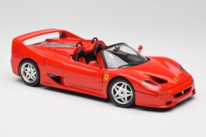 Ferrari F50 Cabriolet Rouge Bburago 1:18 3352 Métal — image 6 sur 8