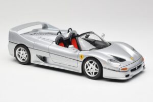 Ferrari F50 Cabriolet Argent Bburago 1:18 3372 Métal — image 6 sur 8