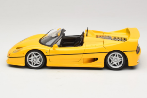Ferrari F50 Cabriolet Shell Jaune Maisto 1:18 3076-Y2 Métal — image 4 sur 8