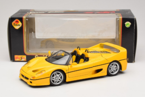 Ferrari F50 Cabriolet Shell Jaune Maisto 1:18 3076-Y2 Métal — image 8 sur 8