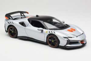 Ferrari SF90 XX Stradale Arctic White Bburago 1:18 18-16020W Métal — image 6 sur 8
