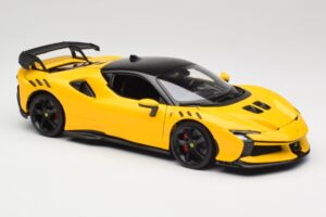 Ferrari SF90 XX Stradale Giallo Modena Bburago 1:18 18-16020Y Métal — image 6 sur 8