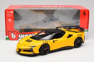 Ferrari SF90 XX Stradale Giallo Modena Bburago 1:18 18-16020Y Métal — image 8 sur 8