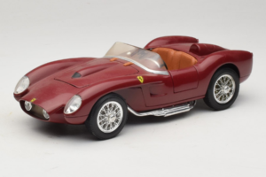Ferrari Testa Rossa Rouge Foncé Shell Shell 1:18 40026 Métal