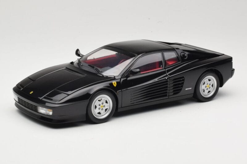 Ferrari Testarossa Noir Kyosho 1:18 08425BK Métal