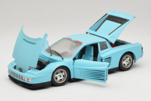 Ferrari Testarossa Borsenmodell 1997 Edition Limitée Bleu Bburago 1:18 B002 Métal — image 2 sur 8