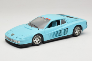 Ferrari Testarossa Borsenmodell 1997 Edition Limitée Bleu Bburago 1:18 B002 Métal