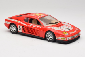 Ferrari Testarossa Brummel #5 Rouge 1984 Bburago 1:18 3004-P1 Métal — image 6 sur 8