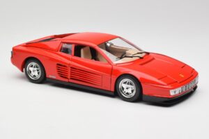 Ferrari Testarossa Rouge Bburago 1:18 3019 Métal — image 6 sur 8