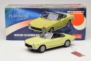 Fiat 124 Spider BS1 Jaune Sun Star 1:18 4921 Métal — image 8 sur 8