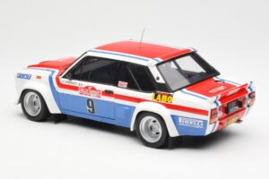 Fiat 131 Abarth Fiat France #9 J-C. Andruet / C. Delferrier Winner Rally Sanremo 1977 Kyosho 1:18 08375A Métal — image 7 sur 8