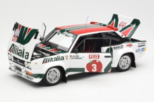 Fiat 131 Abarth #3 M. Alen / I. Kivimaki Winner Rally 1000 Lakes 1980 Kyosho 1:18 08376H Métal — image 2 sur 8