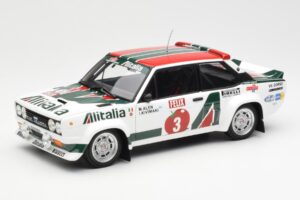 Fiat 131 Abarth #3 M. Alen / I. Kivimaki Winner Rally 1000 Lakes 1980 Kyosho 1:18 08376H Métal