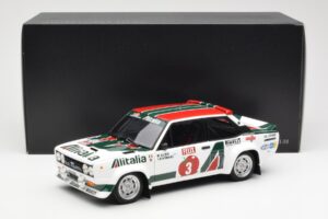 Fiat 131 Abarth #3 M. Alen / I. Kivimaki Winner Rally 1000 Lakes 1980 Kyosho 1:18 08376H Métal — image 8 sur 8