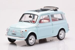 Fiat 500 Giardiniera Acquamarina Bleu Norev 1:18 187742 Métal