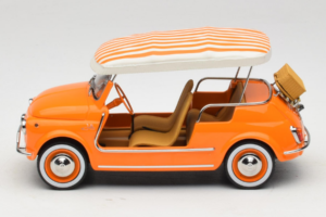 Fiat 500 Jolly Orange Norev 1:18 187791 Métal — image 3 sur 6