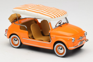 Fiat 500 Jolly Orange Norev 1:18 187791 Métal — image 4 sur 6