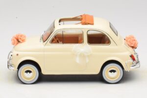Fiat 500 L Ivoire Wedding Gift Norev 1:18 187780 Métal — image 3 sur 6