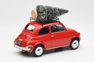Fiat 500 L Rouge Christmas Norev 1:18 187779 Métal — image 2 sur 6