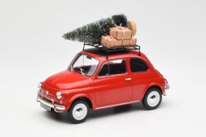 Fiat 500 L Rouge Christmas Norev 1:18 187779 Métal