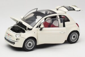Fiat 500 Blanc Mondo Motors 1:18 500291 Métal — image 2 sur 8