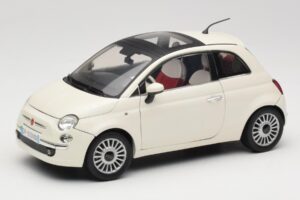 Fiat 500 Blanc Mondo Motors 1:18 500291 Métal