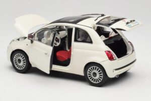 Fiat 500 Blanc Mondo Motors 1:18 500291 Métal — image 5 sur 8