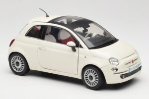 Fiat 500 Blanc Mondo Motors 1:18 500291 Métal — image 6 sur 8