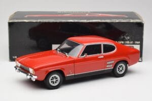 Ford Capri Mk1 1700 GT Rouge Minichamps 1:18 180089001 Métal — image 8 sur 8