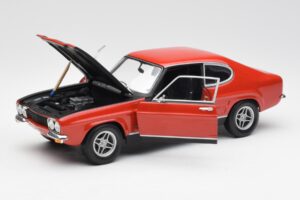 Ford Capri Mk1 2600 RS Rouge Noir Minichamps 1:18 180089071 Métal — image 2 sur 8