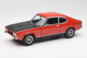 Ford Capri Mk1 2600 RS Rouge Noir Minichamps 1:18 180089071 Métal