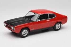 Ford Capri Mk1 RS 2600 Rouge avec Capot Noir MCG 1:18 MCG18538 Métal