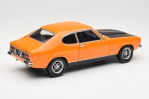 Ford Capri Mk1 RS 2600 Signal Orange Noir Minichamps 1:18 150089077 Métal — image 3 sur 8