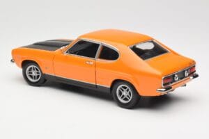 Ford Capri Mk1 RS 2600 Signal Orange Noir Minichamps 1:18 150089077 Métal — image 7 sur 8