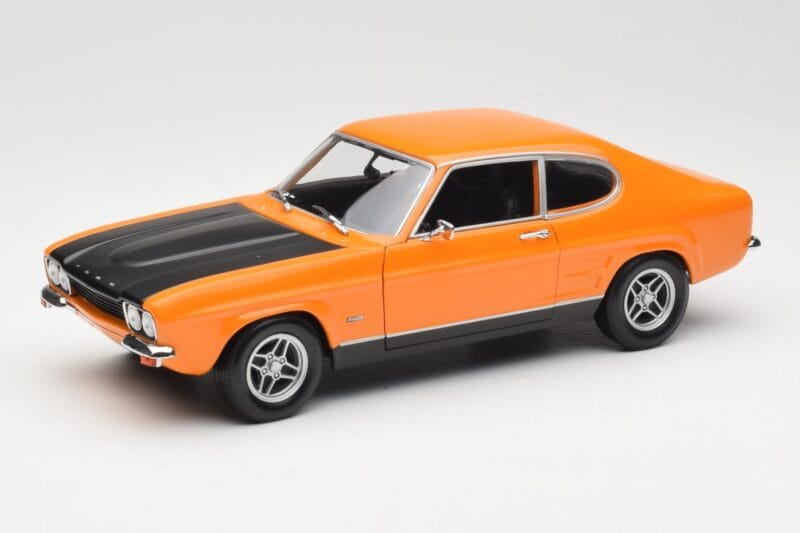 Ford Capri Mk1 RS 2600 Signal Orange Noir Minichamps 1:18 150089077 Métal