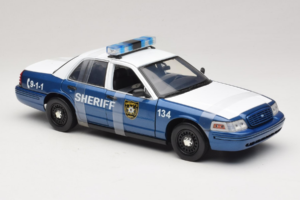 Ford Crown Victoria Police Interceptor The Walking Dead Greenlight 1:18 12957 Métal — image 4 sur 6