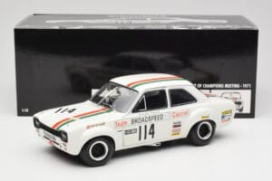 Ford Escort RS1600 #114 J. Fitzpatrick Team Broadspeed Castrol Race of Champions 1971 Minichamps 1:18 100718114 Métal — image 8 sur 8