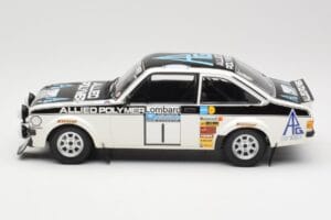 Ford Escort Mk2 RS 1800 #1 T. Mäkinen / H. Liddon Allied Polymer Group Winners Lombard RAC Rally 1975 Minichamps 1:18 1557587 — image 3 sur 6