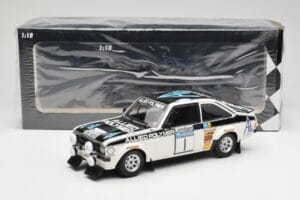 Ford Escort Mk2 RS 1800 #1 T. Mäkinen / H. Liddon Allied Polymer Group Winners Lombard RAC Rally 1975 Minichamps 1:18 1557587 — image 6 sur 6