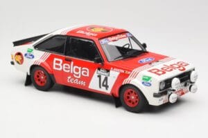 Ford Escort Mk2 RS 1800 #14 Droogmans / Joosten Belga 3rd Place Lotto Haspengouw Rally 1983 Minichamps 1:18 155838714 Métal — image 4 sur 6