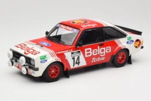 Ford Escort Mk2 RS 1800 #14 Droogmans / Joosten Belga 3rd Place Lotto Haspengouw Rally 1983 Minichamps 1:18 155838714 Métal
